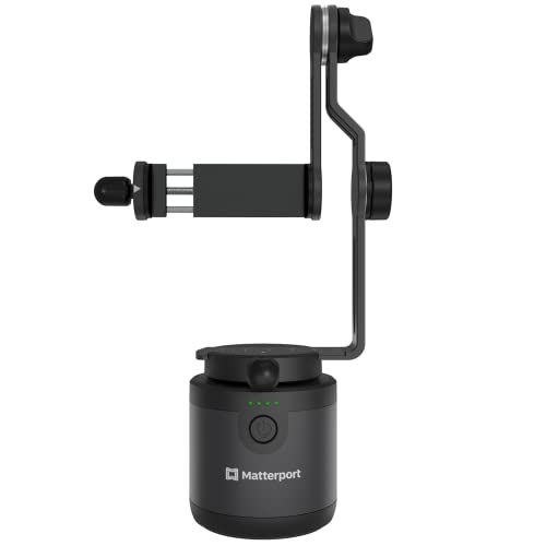 Matterport Axis Gimbal Stabilizer für Smartphone-Kameras – Motorisierte drehbare Halterung für professionelle 3D-360-Grad-Fotoscans für iPhone und Android-Telefone von Matterport