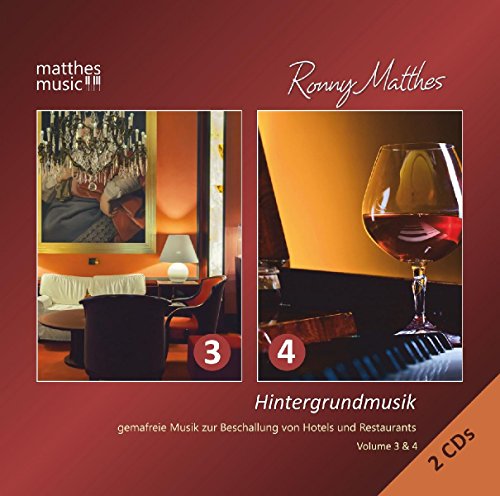Hintergrundmusik - Gemafreie Musik zur Beschallung von Hotels & Restaurants, Doppelalbum - Vol. 3 & 4 Hintergrundmusik - Gemafreie Musik zur Beschallung von Hotels & Restaurants, Doppelalbum - Vol. 3 & 4 von Matthesmusic
