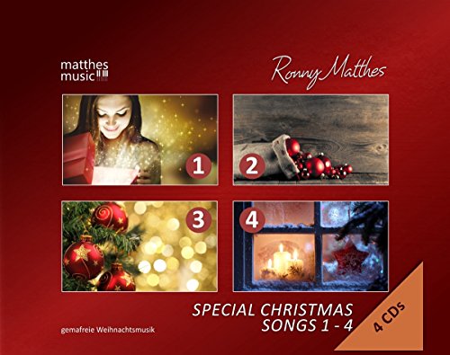 Special Christmas Songs - 4 CD-Box (Vol. 1 - 4) - Gemafreie Weihnachtsmusik (Die schönsten Weihnachtslieder: deutsch & englisch gesungen) von Matthesmusic