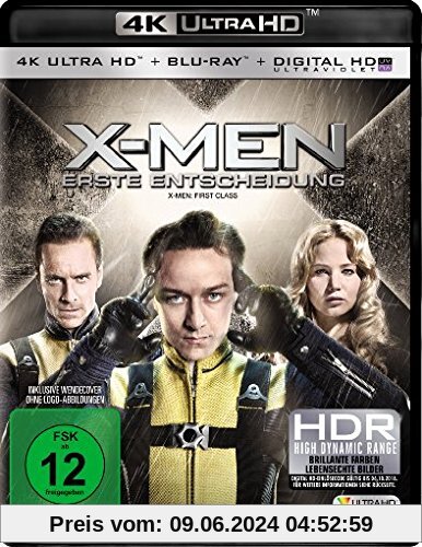 X-Men - Erste Entscheidung  (4K Ultra-HD) (+ Blu-ray) von Matthew Vaughn