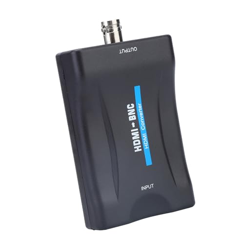 BNC Composite Video Signal Converter Adapter 480i 576i Unterstützung NTSC PAL für TV VHS DVD ABS Schwarz BNC Composite Video Signal Converter Adapter 480i 576i Unterstützung NTSC PAL für TV VHS DVD ABS Schwarz von Matybobe