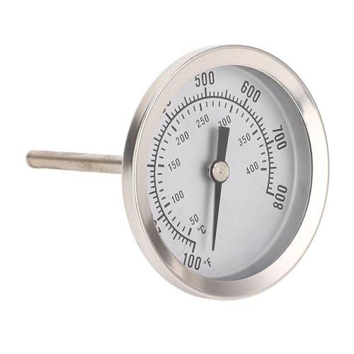Dial Thermometer Hoher Genauigkeit Dual Skala 100 Bis 800 ℉ 50 Bis 400 ℃ 62 Mm Ofentemperaturmesser von Matybobe