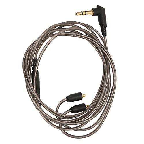 Ersatz -Earphone -Kabelkabelkabel aus Kupfer HiFi Sound Jack MMCX Kopfhörer -Ellbogenkabel für SE425 UE900 Uhr Pro30 3.9ft von Matybobe