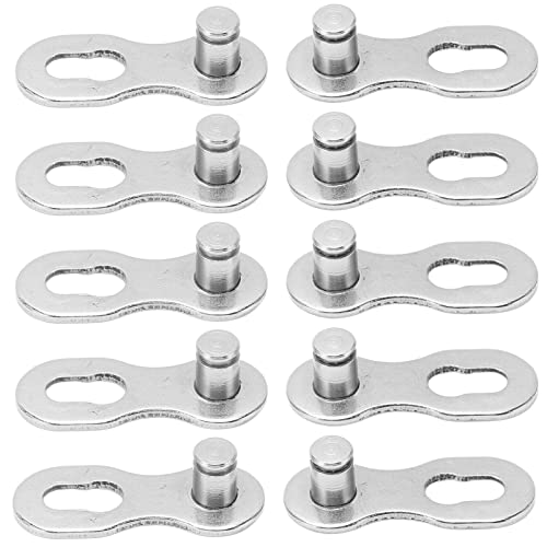 Fahrrad Fehlende Verbindung Rostproofes Stahl Schnellfreisetzungs -Link Korrosionsbeständig Easy Installation 5pairs (11 Geschwindigkeit) von Matybobe