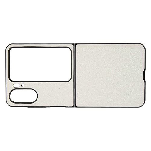 Faltbare Telefonhülle ABS Protective Shiny Telefonabdeckung Anti -Drop -Hülle für Find N2 Flip (Weiß leuchtend) von Matybobe