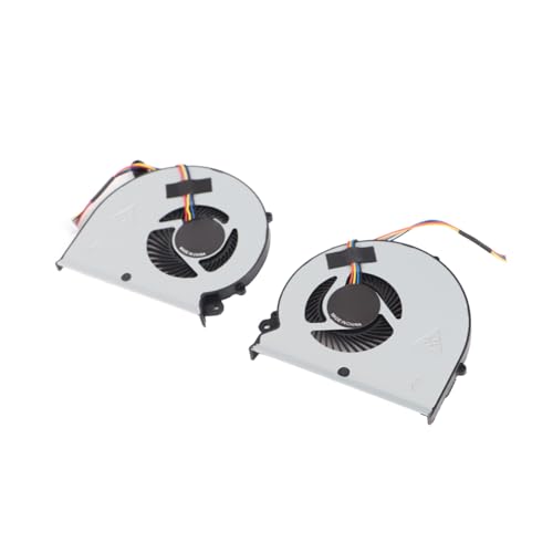 Laptop-Kühl Lüfter Aluminium Legierung ABS 4 Pin CPU GPU Kühler Zubehör AERO 15 15X AERO 14 RP64W RP65W (CPU- und GPU -Fan) von Matybobe
