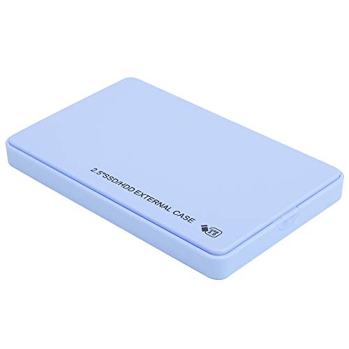 Matybobe 2.5in Mobile Festplatte Externe Hülle Hochgeschwindigkeitsübertragung USB3.0 HDD-Box Ultra-dünn Tragbares ABS-Material (Blau) von Matybobe