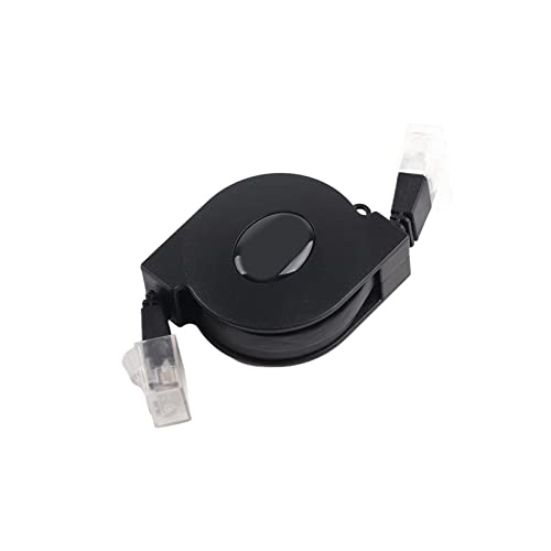 Matybobe Einstellbare, Einverrückbare Cat6 RJ45 LAN -Netzwerkkabelkabel Schwarz für Computerrouter -Switches (1m / 3,3 Fuß) von Matybobe