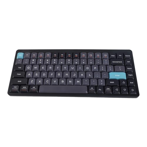 Matybobe Kabellose Mechanische Tastatur, Schlankes Design, Low-Profile-Layout, RGB-Lichteffekt (Gy-r) von Matybobe