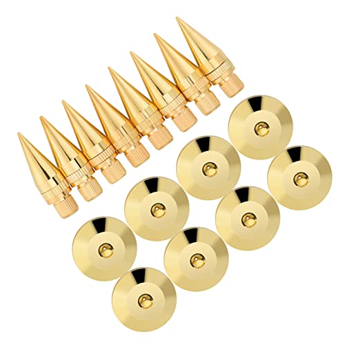 Matybobe Kupferlautsprecher Spike Isolation Stand Base Pad Füße Matte Hochwertiges Schichten Zur Minimierung der Vibration, die für den Lautsprecherverstärker-CD-DVD-Player Geeignet Ist von Matybobe
