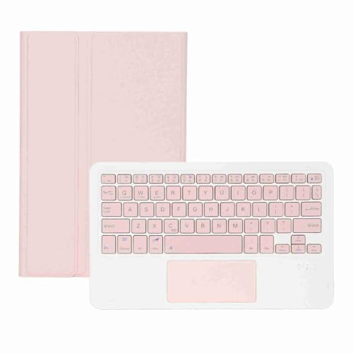 Matybobe Registerkarte P11 Pro Tastaturkoffer Abnehmbarer Drahtloser Trackpad -Stifthalter Tablet für PAD Pro 2022 11.2in Tablet (Rosig) von Matybobe