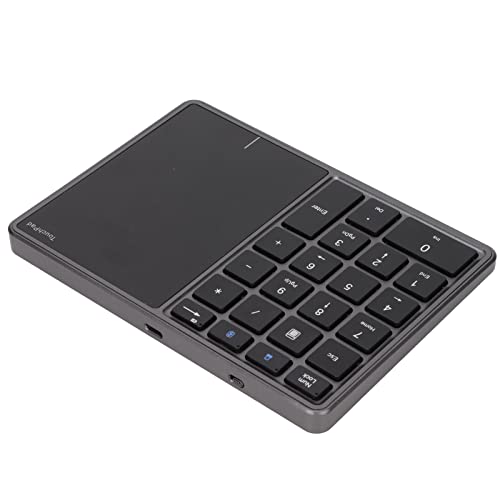 Matybobe Wireless Numerische Tastatur Touchpad 22 Tasten USB -Typ C Tragbares Weiß (Eisengrau) von Matybobe