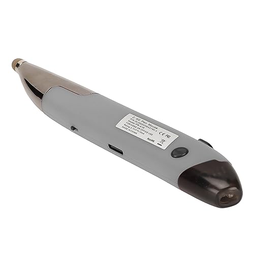 Maus mit Drahtloser Stift Maus Wiederaufladbar Stille Tragbare 2.4G Dual -Modus PC Laptop Handheld -Stiftmaus (Silbergrau) von Matybobe