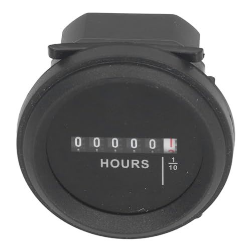 Rundstunde mit Hoher Genauigkeit Mechanischer Quarzstundenmeter für Motorladegenerator Überwachung 6-80 VAC DC Rundstunde mit Hoher Genauigkeit Mechanischer Quarzstundenmeter für Motorladegenerator Überwachung 6-80 VAC DC von Matybobe