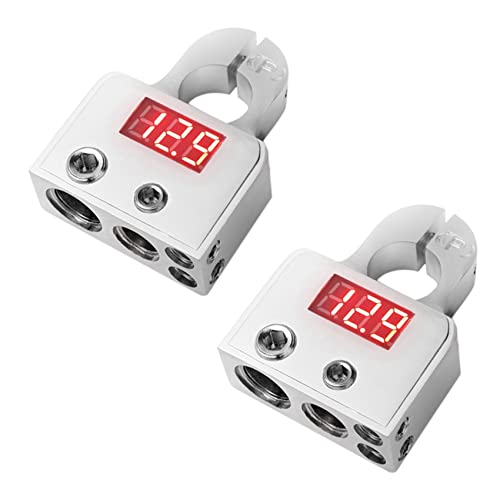 Mauedest 2 x Anschlussklemmen für Autobatterie 12 V-24 V starke Vielseitigkeit 0 4 8 Gauge Batterieklemme AWG Positiv Mauedest 2 x Anschlussklemmen für Autobatterie 12 V-24 V starke Vielseitigkeit 0 4 8 Gauge Batterieklemme AWG Positiv von Mauedest