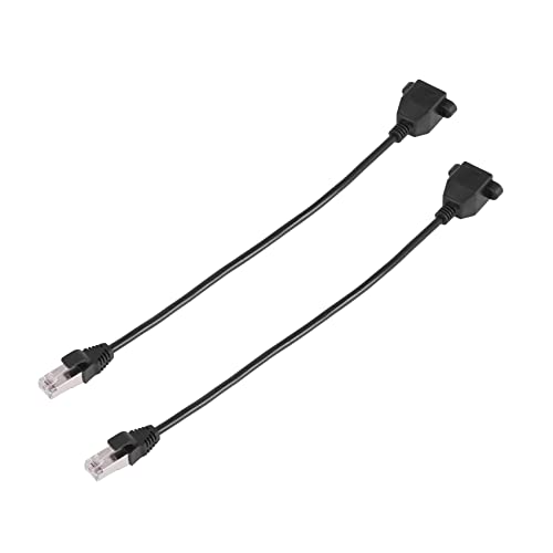 Mauedest 2 x RJ45 Adapter von Buchse zur Montage auf Netzwerkpanel, 27 cm Mauedest 2 x RJ45 Adapter von Buchse zur Montage auf Netzwerkpanel, 27 cm von Mauedest