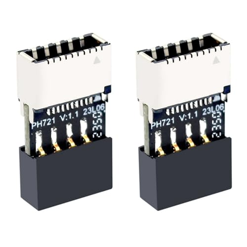 Mauedest 2X Motherboard USB 2.0 9Pin auf Type-E Buchse AdaptergehäUse Type-C Buchse 9-Pin USB 2.0 Extender Karte Mauedest 2X Motherboard USB 2.0 9Pin auf Type-E Buchse AdaptergehäUse Type-C Buchse 9-Pin USB 2.0 Extender Karte von Mauedest