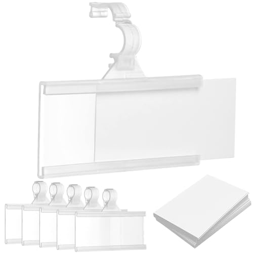 Mauedest Kartenhalter mit Haken für Etikett aus Kunststoff mit Preisschild und Papierformat 76 x 35 mm 50 Sets Mauedest Kartenhalter mit Haken für Etikett aus Kunststoff mit Preisschild und Papierformat 76 x 35 mm 50 Sets von Mauedest