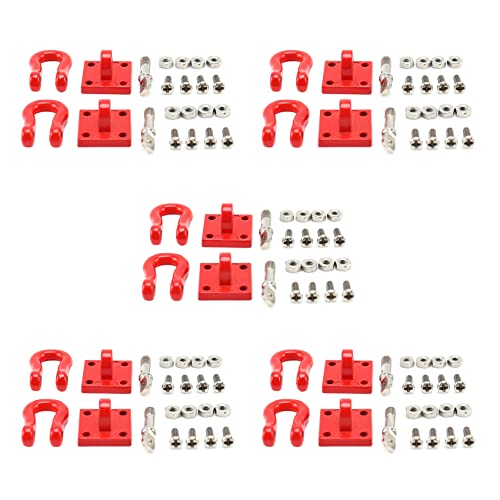 Mauedest Set aus Haken und Halterung für Rettungsanhänger für hintere Stoßstange aus Metall 10 Stück vorne für langlebige, kalte und attraktive Teile für leichte Lkw Rc Mauedest Set aus Haken und Halterung für Rettungsanhänger für hintere Stoßstange aus Metall 10 Stück vorne für langlebige, kalte und attraktive Teile für leichte Lkw Rc von Mauedest