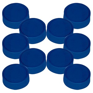 10 MAUL Magnete blau Ø 3,4 x 1,4 cm von Maul