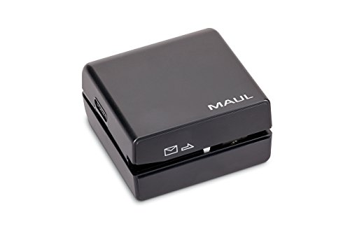 MAUL Brieföffner 7,3 x 7,3 x 4 cm | Brieföffner elektrisch zum bequemen Öffnen von Briefumschlägen | Brieföffner mit Schnittbreite ca. 2,5 mm | Inklusive Batterien | Schwarz MAUL Brieföffner 7,3 x 7,3 x 4 cm | Brieföffner elektrisch zum bequemen Öffnen von Briefumschlägen | Brieföffner mit Schnittbreite ca. 2,5 mm | Inklusive Batterien | Schwarz von Maul