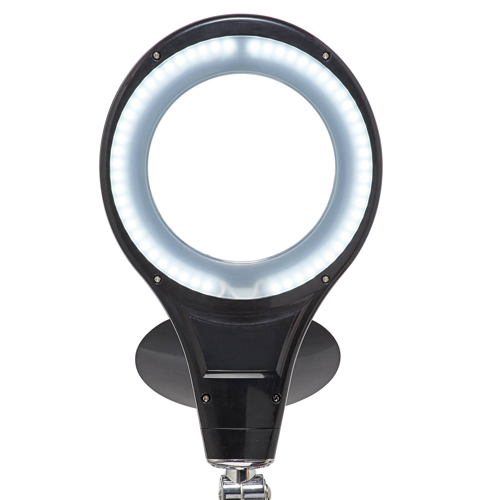 LED-Arbeitsplatzleuchte MAULmakro, schwarz, 46 cm, Standfuß LED-Arbeitsplatzleuchte MAULmakro, schwarz, 46 cm, Standfuß von Maul