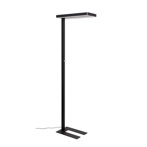 LED-Standleuchte MAULjuvis sensor, dimmbar – Innovative Arbeitsplatzleuchte mit Standfuß fürs Büro – Energiesparende und komfortable Stehlampe mit 4000K Farbtemperatur – Schwarz LED-Standleuchte MAULjuvis sensor, dimmbar – Innovative Arbeitsplatzleuchte mit Standfuß fürs Büro – Energiesparende und komfortable Stehlampe mit 4000K Farbtemperatur – Schwarz von Maul
