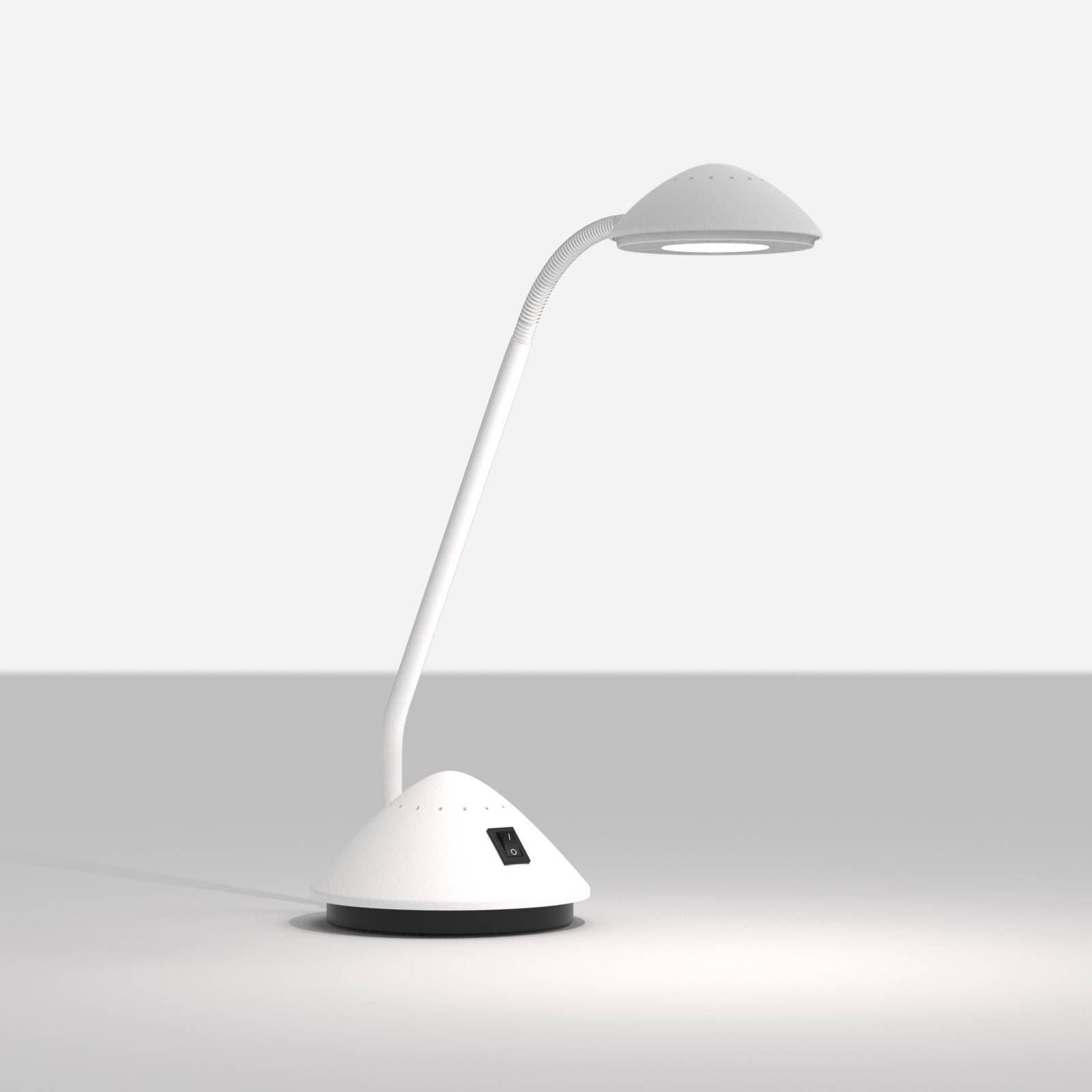 LED-Tischleuchte MAULarc, weiß, Höhe 38 cm, flexibel LED-Tischleuchte MAULarc, weiß, Höhe 38 cm, flexibel von Maul