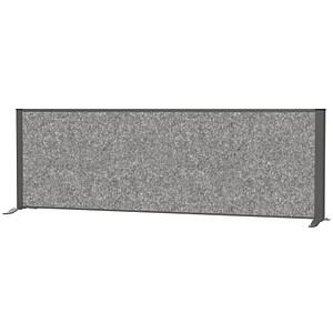 MAUL Akustik-Tischtrennwand MAULconnecto 9851689, dunkelgrau 160,0 x 50,0 cm von Maul