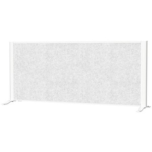 MAUL Akustik-Tischtrennwand MAULconnecto 9852202, hellgrau 120,0 x 50,0 cm von Maul