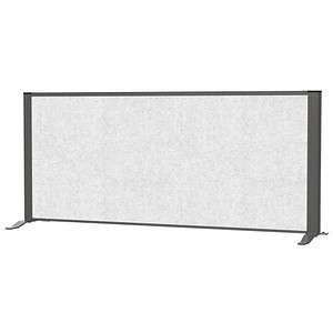 MAUL Akustik-Tischtrennwand MAULconnecto 9852289, hellgrau 120,0 x 50,0 cm von Maul