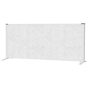 MAUL Akustik-Tischtrennwand MAULconnecto 9852295, hellgrau 120,0 x 50,0 cm von Maul