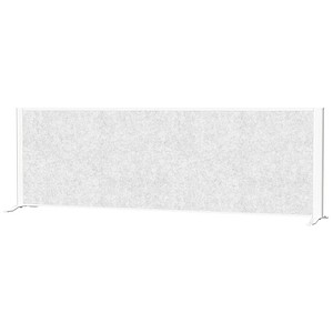 MAUL Akustik-Tischtrennwand MAULconnecto 9852602, hellgrau 160,0 x 50,0 cm von Maul
