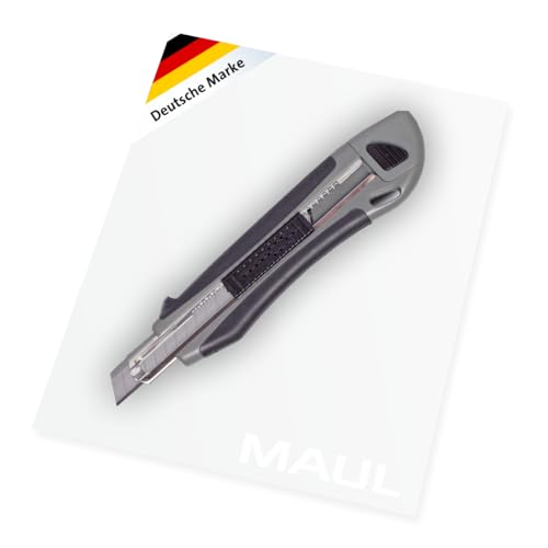 Maul Cutter Profi, Cuttermesser 9 mm, Grau, Schwarz, 7740984, 1 Stück von Maul