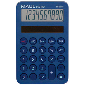MAUL ECO MD 1 Taschenrechner blau von Maul