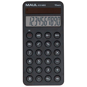 MAUL ECO MD 2 Taschenrechner schwarz von Maul