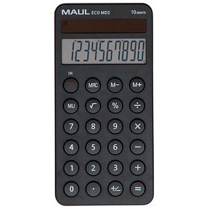 MAUL ECO MD 2 Taschenrechner schwarz MAUL ECO MD 2 Taschenrechner schwarz von Maul