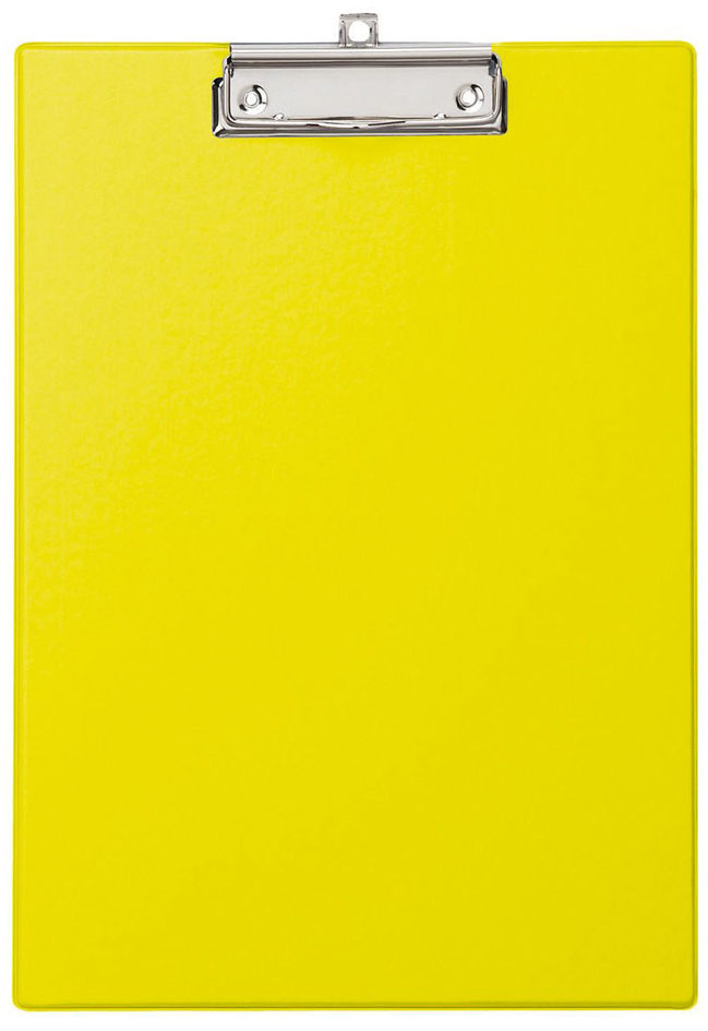 MAUL Klemmbrett, DIN A4, mit Folienüberzug, gelb von Maul