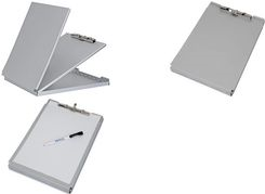 MAUL Klemmbrett MAULcase mit Aufbewahrungsfach, DIN A4 aus Aluminium, Klemmweite: 8 mm, Öffnung nach oben, - 1 Stück (2354808) von Maul