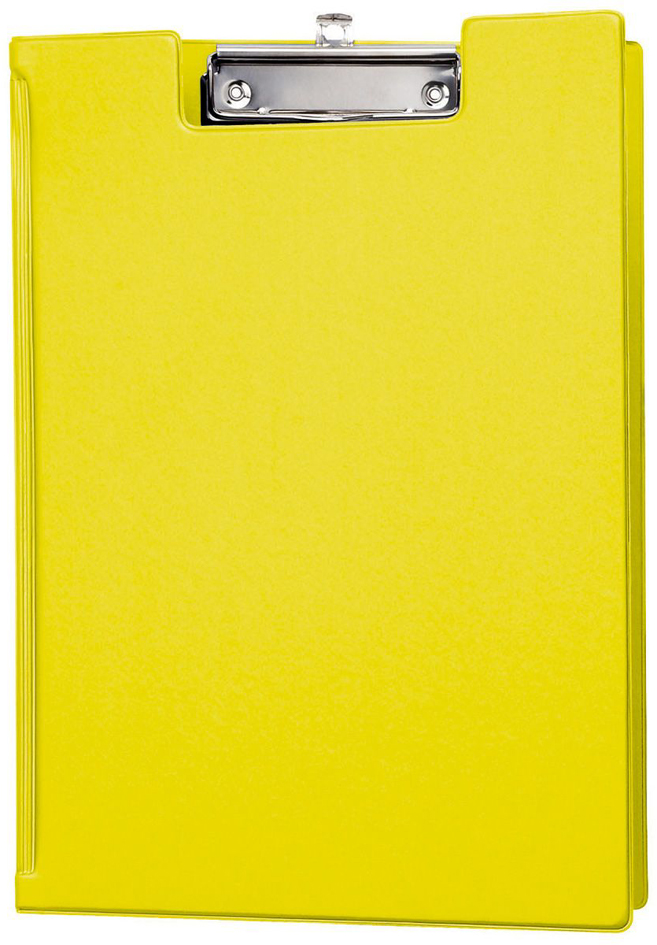 MAUL Klemmbrett-Mappe, DIN A4, mit Folienüberzug, gelb von Maul