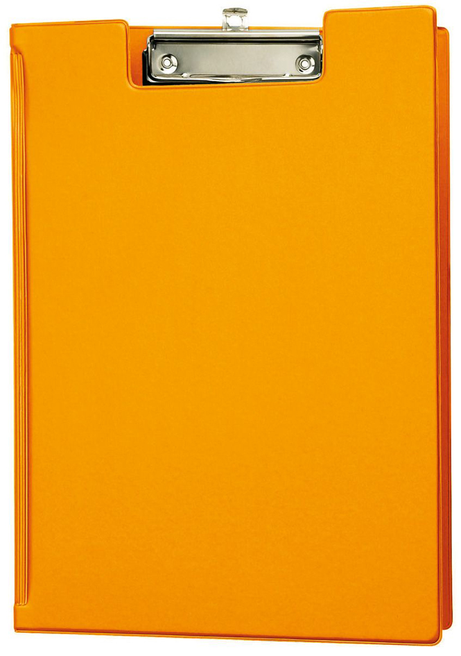 MAUL Klemmbrett-Mappe, DIN A4, mit Folienüberzug, orange von Maul