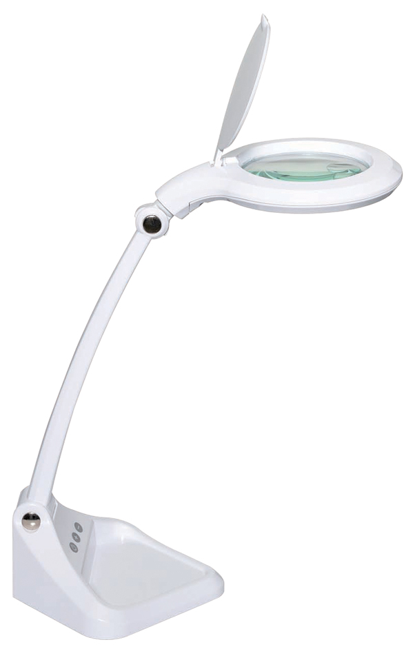 MAUL LED-Lupenleuchte MAULiris, dimmbar, weiß MAUL LED-Lupenleuchte MAULiris, dimmbar, weiß von Maul