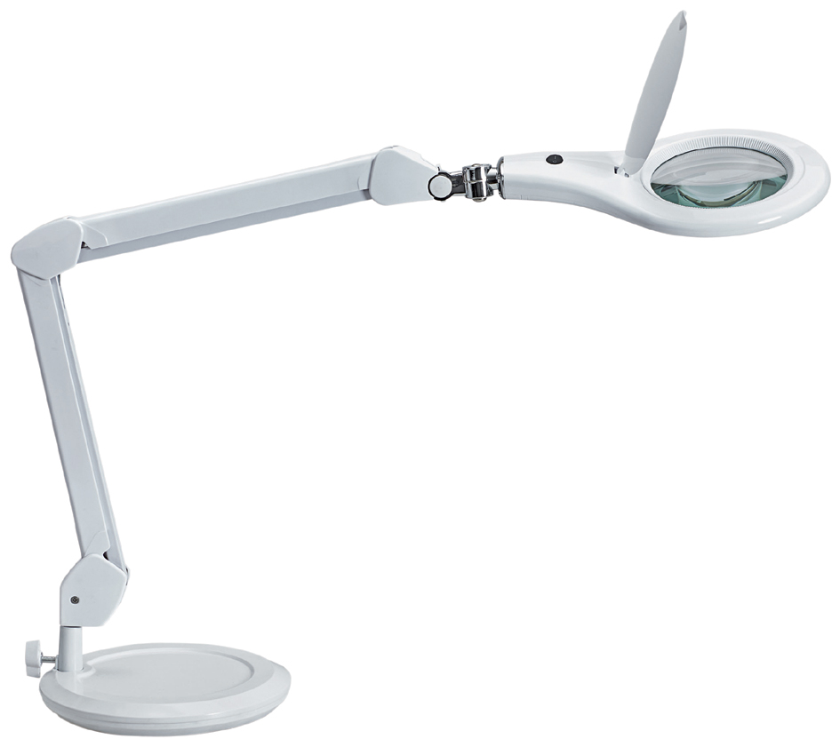 MAUL LED-Lupenleuchte MAULmakro, Standfuß, weiß MAUL LED-Lupenleuchte MAULmakro, Standfuß, weiß von Maul