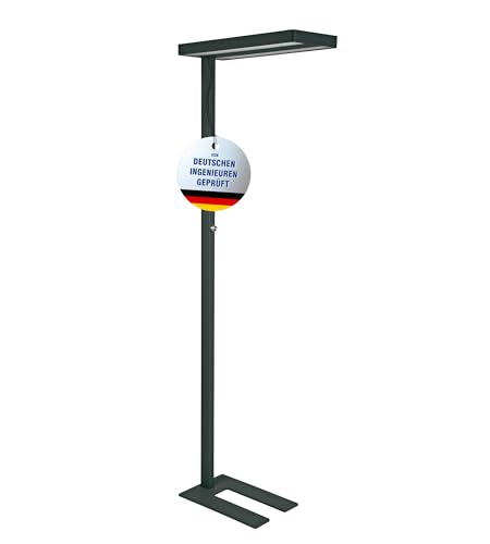 MAUL LED-Standleuchte MAULjaval | Standleuchte dimmbar | Breite Arbeitsplatzleuchte fürs Büro und Konferenzräume | Energieeffiziente Stehleuchte mit 4000K Farbtemperatur | Schwarz MAUL LED-Standleuchte MAULjaval | Standleuchte dimmbar | Breite Arbeitsplatzleuchte fürs Büro und Konferenzräume | Energieeffiziente Stehleuchte mit 4000K Farbtemperatur | Schwarz von Maul
