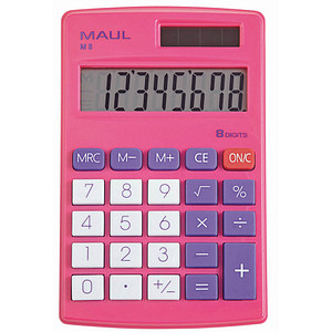 MAUL M 8 Taschenrechner pink von Maul