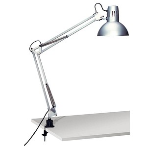 MAUL MAULstudy Schreibtischlampe silber mit Tischklemme von Maul