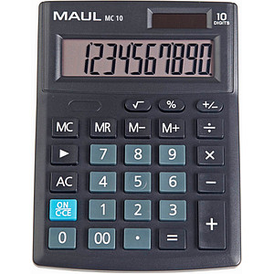 MAUL MC 10 Tischrechner schwarz von Maul