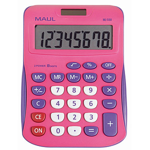 MAUL MJ 550 Tischrechner pink von Maul