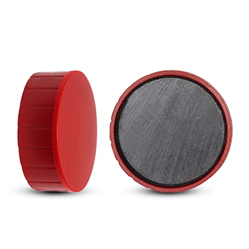 MAUL Magnet MAULsolid, SB-Verpackung – bruchsichere und kleine Magnete für einen vielseitigen Einsatz – Magnet rund mit modernem Design – 38 x 15,5 mm – 2er Pack – rot MAUL Magnet MAULsolid, SB-Verpackung – bruchsichere und kleine Magnete für einen vielseitigen Einsatz – Magnet rund mit modernem Design – 38 x 15,5 mm – 2er Pack – rot von Maul
