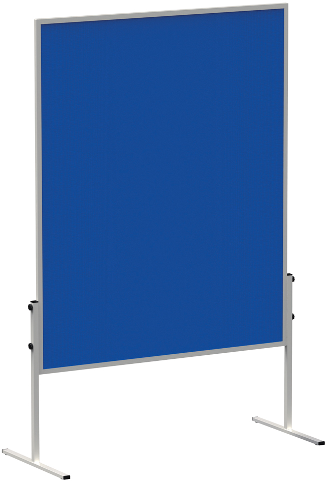 MAUL Moderationstafel solid, 1.500 x 1.200 mm, Filz blau von Maul